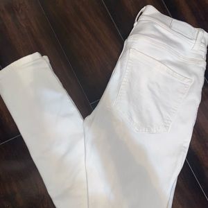 EXPRESS WHITE SKINNY JEANS